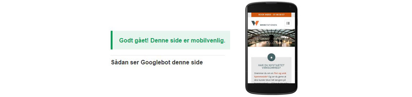 Mobilvenlige websider favoriseres af Google